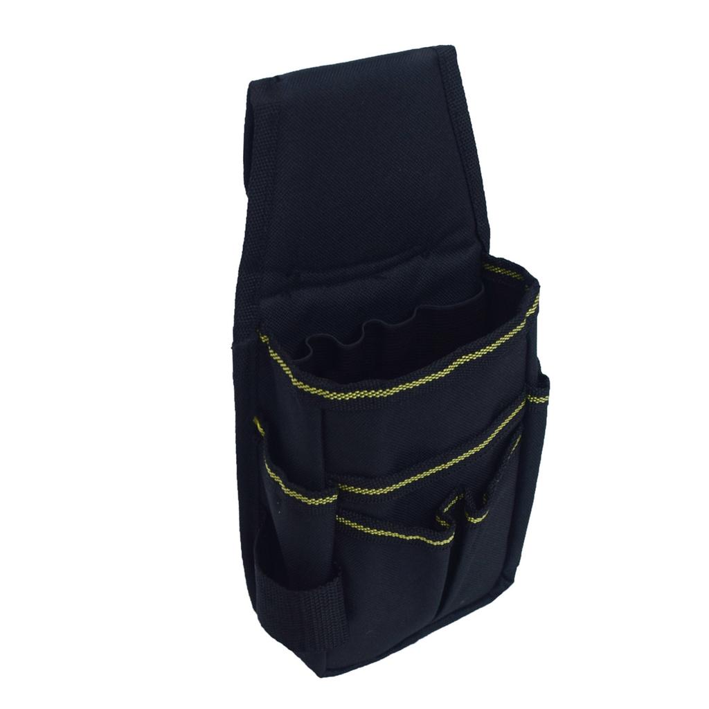 Tool Belt Pouch 600D Oxford Fabric with Waist Strap Multipurpose Repair Tool Organizer Bag 25.5 x 12.5 x 3cm