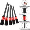 10Pcs Auto Car Detailing Brush Set Car Interior Cleaning Kit Includes 5 Boar Hair Detail Brush,3 Wire Brush, 2 Air Vent Brush For Cleaning Car