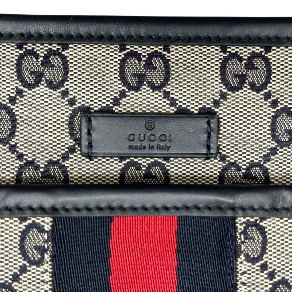 Gucci Sherry Line 388926 Shoulder Bag Beige Women Used