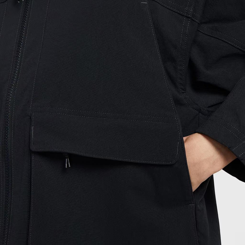 Nike Sportswear Smith Summit Minimalist Comfortable Waterproof Breathable Work Jacket Women Jackets HV0584-010