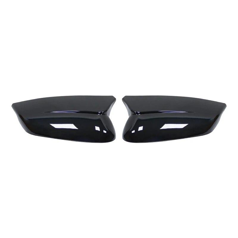 Per KIA EV6 Copertura Modanatura Specchietto Laterale 1 Paio ABS Nero Cappuccio Stile Fibra di Carbonio Durevole Facile da Installare