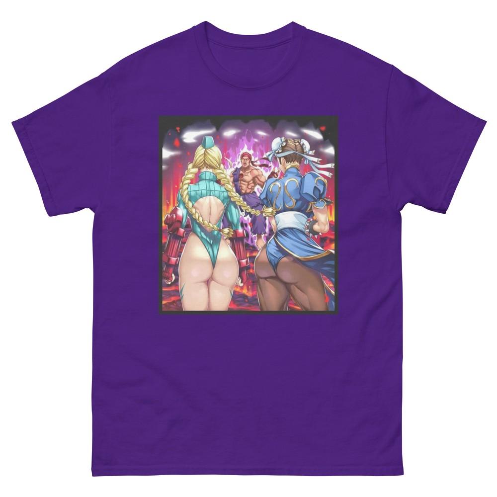 Chun-Li and Cammy Vs Evil Ryu Tee, Unisex Gamer Shirts, Unisex Street Fighter Tee
