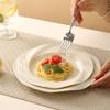 Simple Cream Style Western Food High Level Lace Pasta Plate Home Salad Dessert Plate Fruit Dim Sum Snack Plate