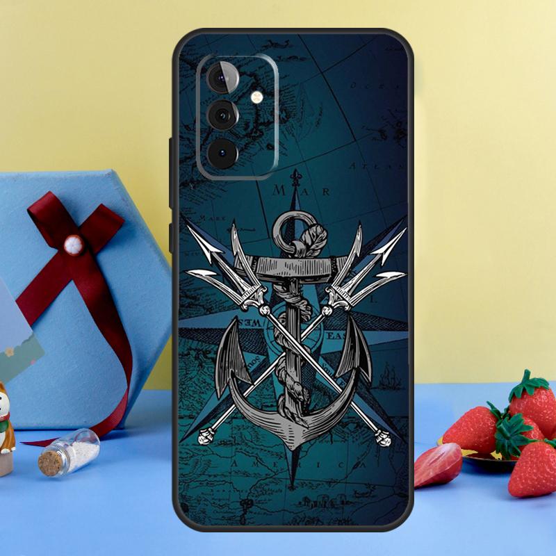 Anchor Sea Beach Case For Samsung Galaxy A54 A14 A34 A24 A53 A33 A13 A52 A32 A22 A12 A71 A51 A25 A15 Cover