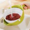 Kitchen Supplies Double Layer Fruit Vegetable Washing Bowl Household Sink Rotatable Drainer Strainer Basket Multi-function Tool