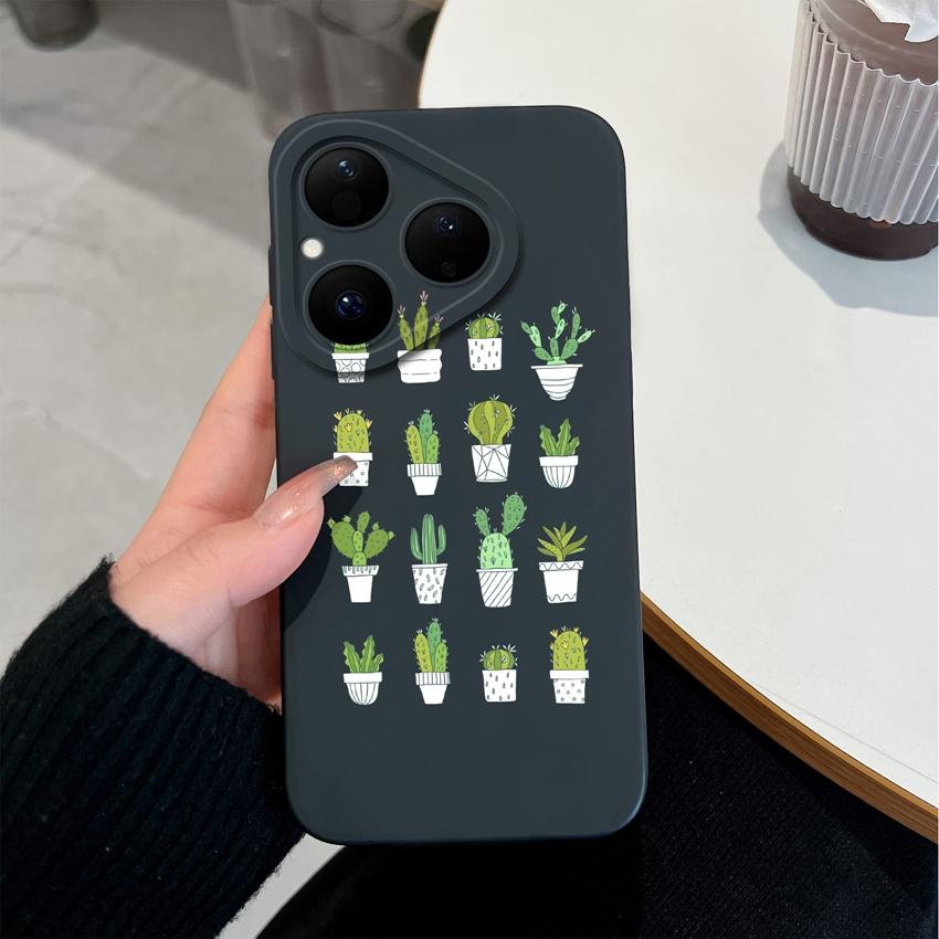 For Huawei Nova Y90 4E 5T Y70 Y72 6 7 8 9 SE Y61 Pura 80 Pro Soft Silicone Phone Covers Beautiful Sunflower Patterns Anti Slip Shell For Huawei Casing