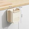 Cabinet Door Trash Can Kitchen No Need To Bend Over Wall-mounted Trash Can Foldable Cabinet with Large Capacity