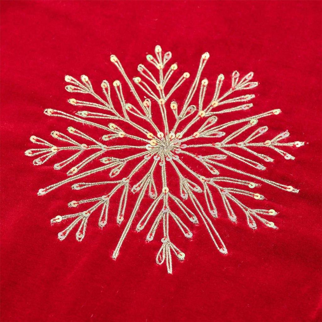 The Seasonal Gift Co. Snowflake Embroidered Table Runner