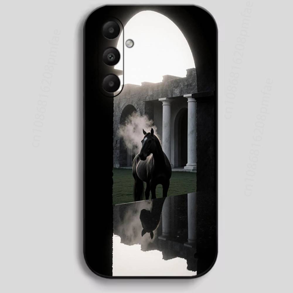 Horse Landscape Phone Case For Samsung GalaxyA20,21,,40,41,51,71 Ultra Protective Phone Shell