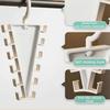 2PCS Space Saving Pants Rack Rotatable Hook Underwear Socks Holder Laundry Hanger  Dormitory