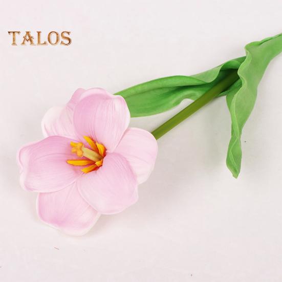Simulated Tulips Bouquet Realistic Fake Flowers Home Decor Artificial Tulip Arrangement with Bendable Stems