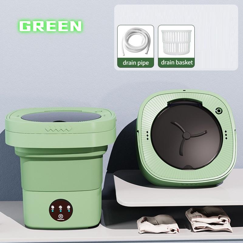 Mini mașină de spălat pliabilă lenjerie mică cu eluare prosop haine pentru bebeluși mașină de spălat spălat șosete artefact