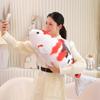 75cm Simulation Poisson Koi Peluche Douce Remplie Dessin Animé Carpe Oreiller Coussin Cadeau Pour Enfants Canapé Décoration Maison