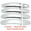Car Upgrade Chrome Accessories Door Handle Cover Trim Paste Style For Ford Transit  Tourneo 2013 2014 2015 2016 2017