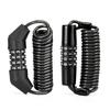 ROCKBROS Bicycle Wire Password Compatible with Road Electric Easy To 150cm Set of 2 Lock, 4-Digit Combination, Keyless, Anti-Theft, Lock, Changeable,