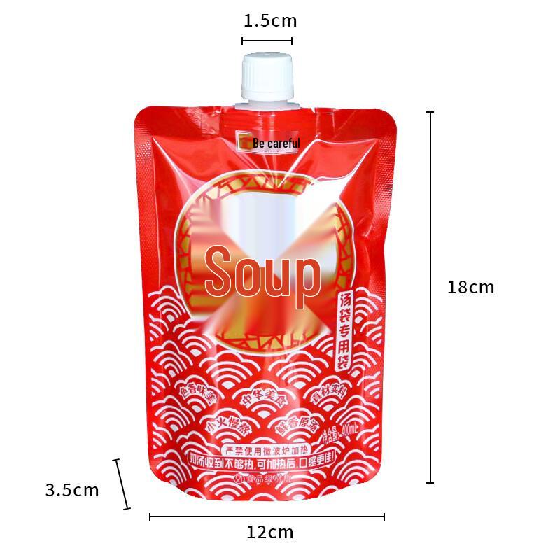 Disposable Liquid Packaging Spout Pouches 100 Count