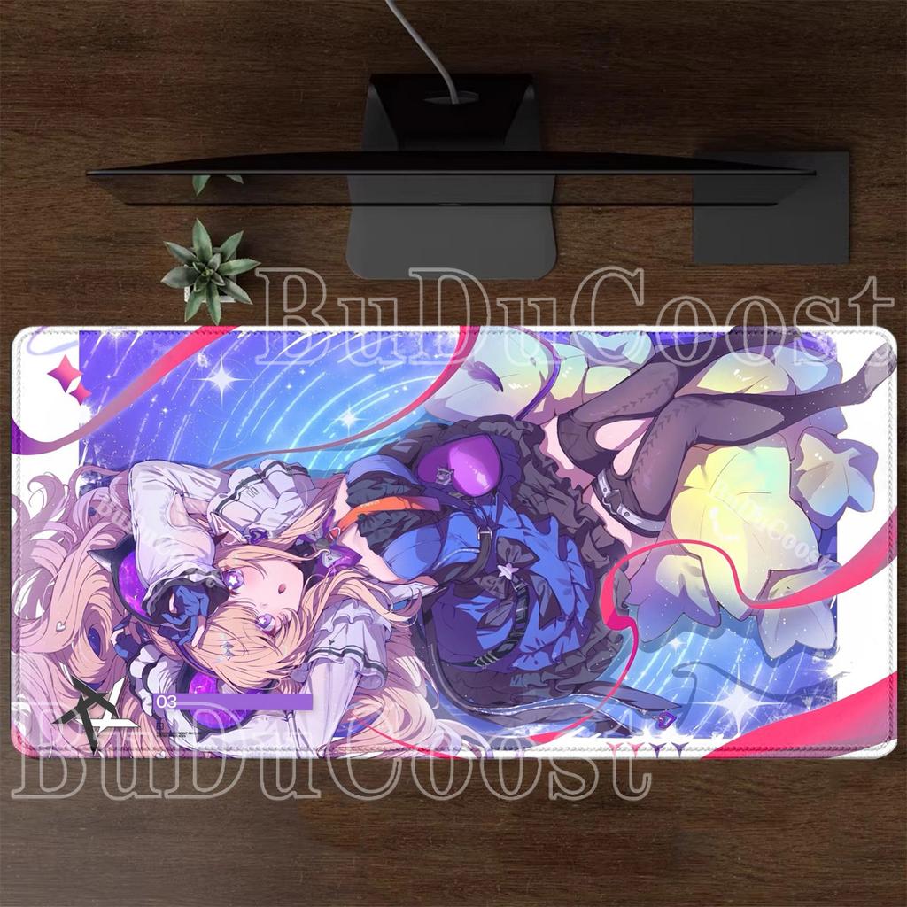 Gaming Arknights Endfield Liino Larger Mouse Pad Office Keyboard Overlock Esports Mousepad PC HD Printing Non-slip Base Desk Mat