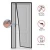 Magnetic Door Screen Custom Size Mosquito Net Curtain Fly Insect Automatic Closing Invisible Mesh For Kitchen indoor living room