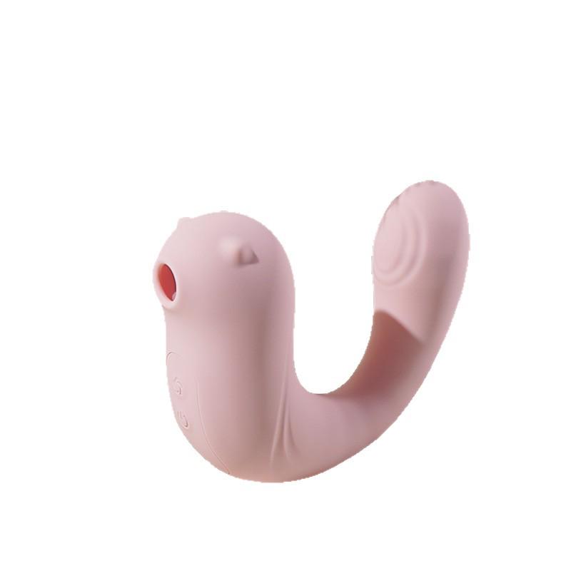 Remote Control Suction Vibrator for Women - Sea Lion Design