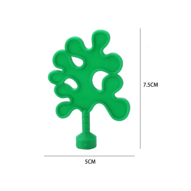 Große Bausteine Outdoor Wald Pflanzen Serie Blume Gras Baum Bauernhof Schmuck Zubehör Kompatible Szenen Spielzeug Kinder Bausteine