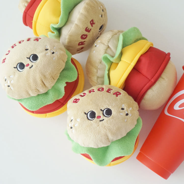 Dingdok Nosework King Burger - Difficult Toy, High Difficulty, Crackling