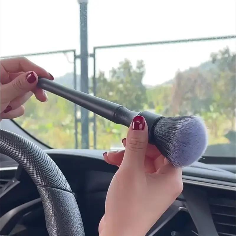 1PC Car Interior Detail Brush, Home Cleaning Dusting Brush, Computer Keyboard Jewelry Dusting Cleaning Brush Dust Removal Tool