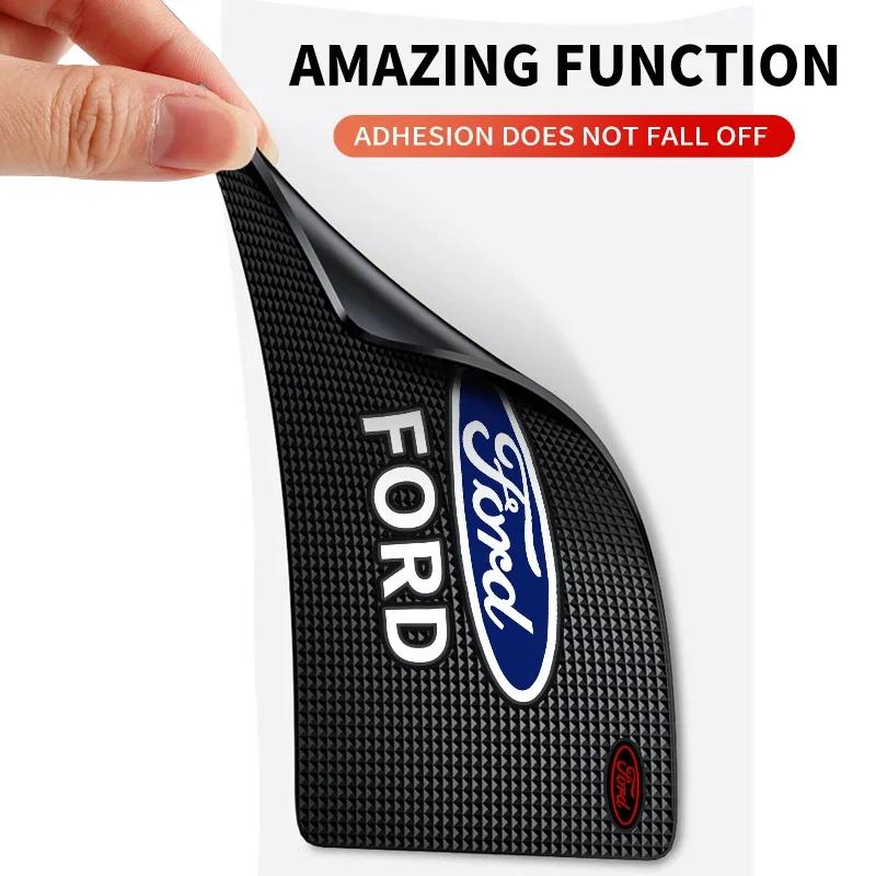 Tappetino Antiscivolo Adesivo per Auto Pad per Cruscotto Auto Tappetino Antiscivolo Resistente al Calore per Ford Focus 2 MK2 3 4 MK3 MK4 ST Mondeo Festiva Fusion