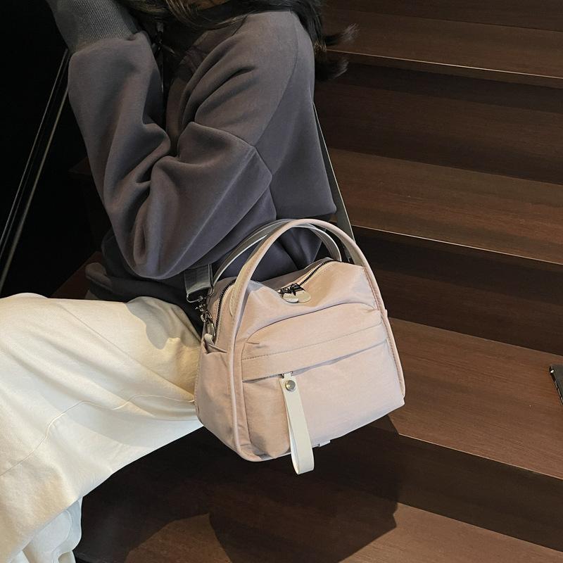 Neue Lässige Mode Vielseitige Handtasche Damen Einfarbig Pendeln Mehrfach-Taschen Schulter Umhängetasche