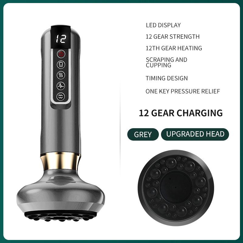Chinese Electric Suction Medical Cupping Set Beauty MassagingTool Glass Jars Antiaging Cellulite Cupping Vacuum Slimmingaction Guasha