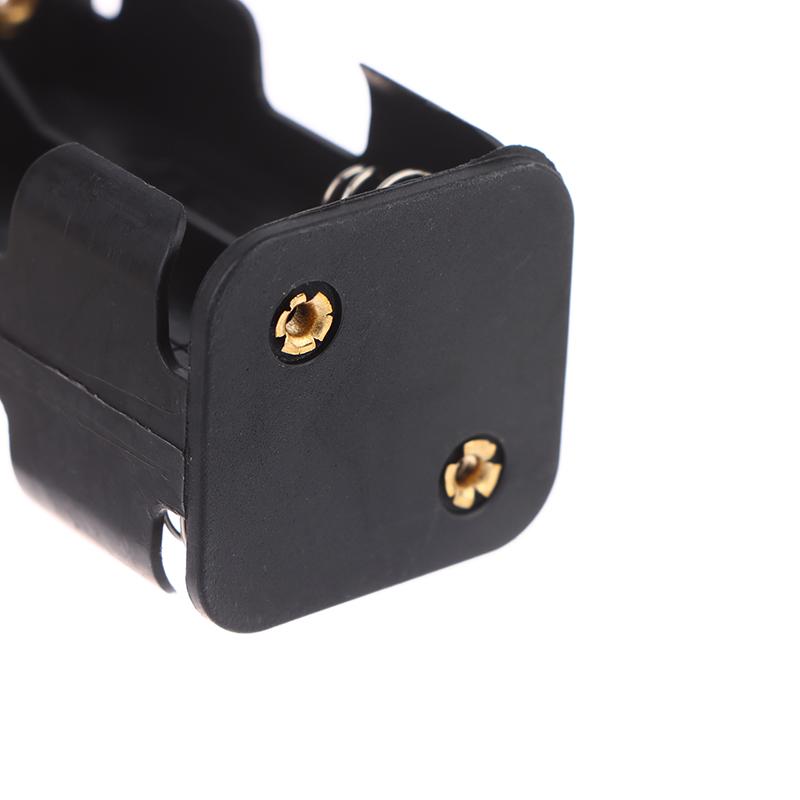 High Quality Aa Battery Holder 6V For 4 X Aa Batteries Black Aa Battery Case