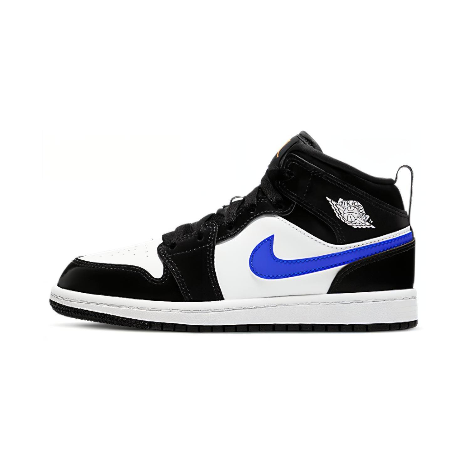 

New Jordan 1 Mid PS Black Racer Blue 640734-084 35