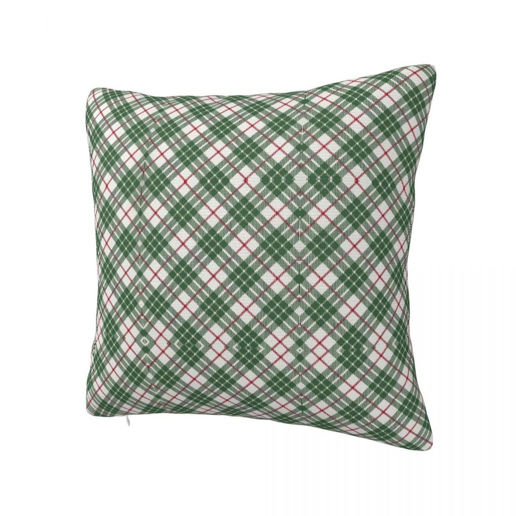 Plaid & Holiday Christmas Pillow Cover Novelty Pillow Case Sofa Bedroom Home Decor Cushion Cover Soft Printed Pillowcases Gift