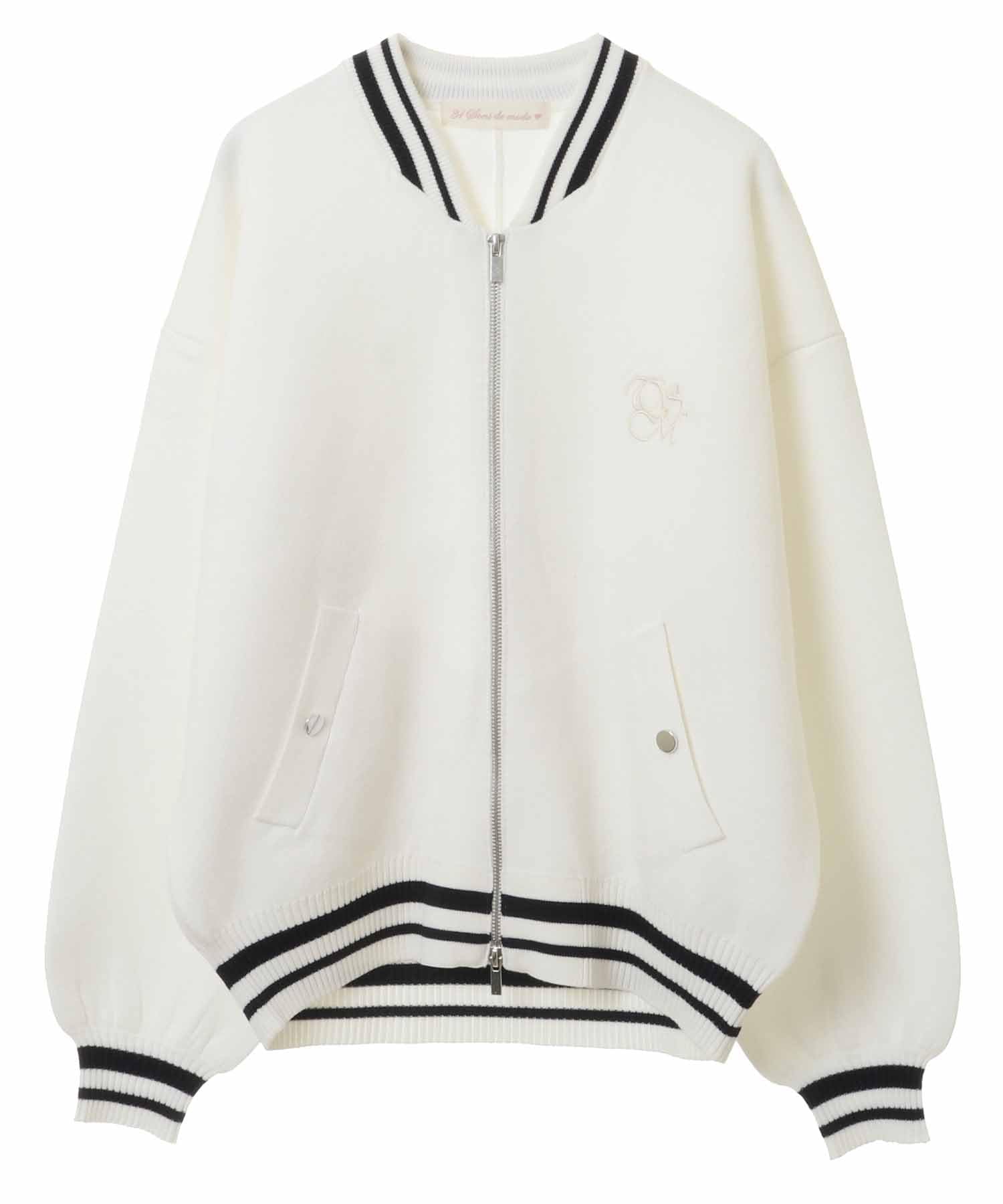 

Свитер MA-1 женский от Knit White [Trenteant Mode],