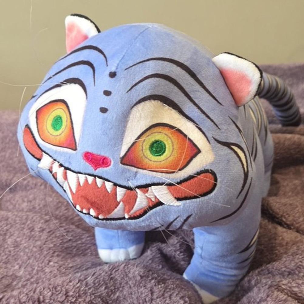 New Kpop Derpy Sussie Three Eyed Bird Tiger Movie Peluche Doll Kpop Demon Hunters Tiger Plush Toys for Halloween Birthday Gifts