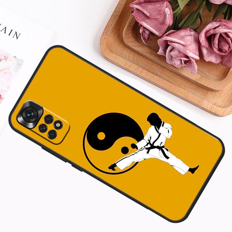 Kung Fu Taekwondo Karate Case For Xiaomi Redmi Note 9 10 11 12 13 14 Pro 9S 10S 11S 12S Redmi 14C 13C 10C 12C Cover