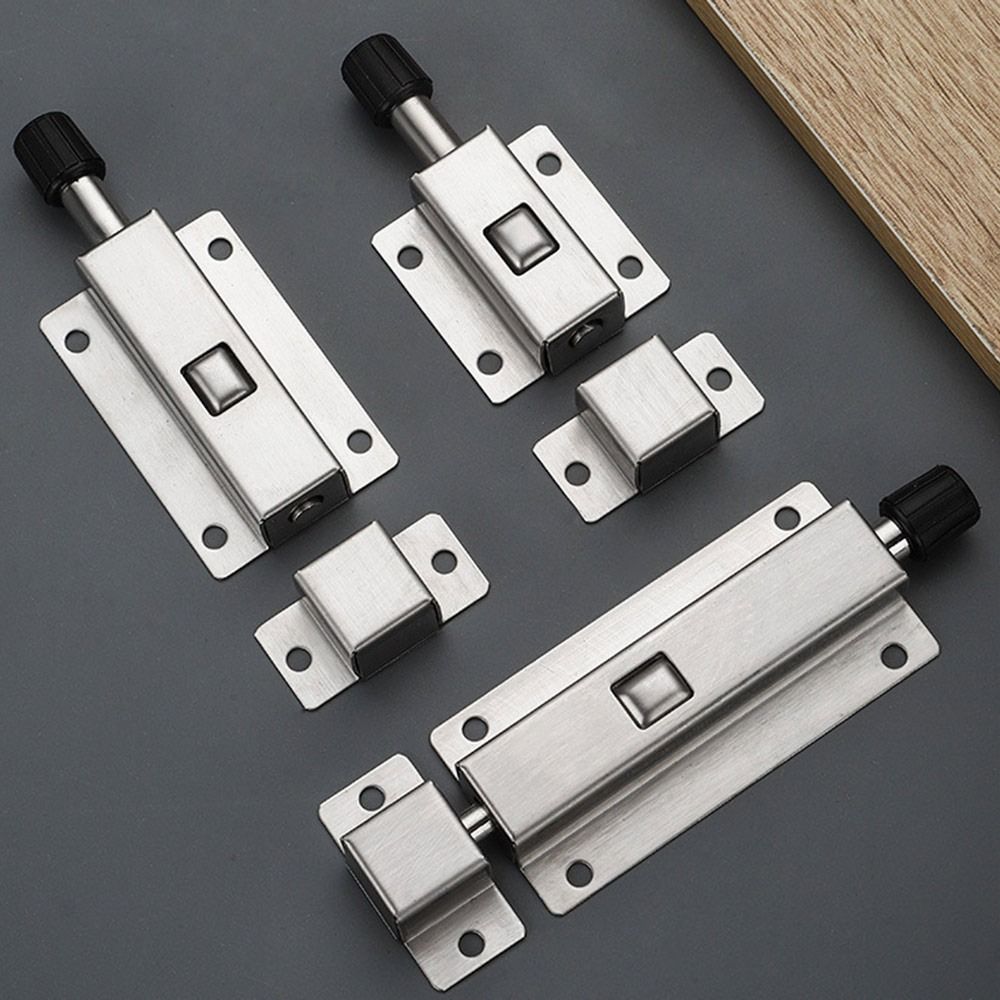 With Screws Window Catch Lock Spring Lock Latch Catch Tower Bolt  Garden Gate Shed Sliding Door