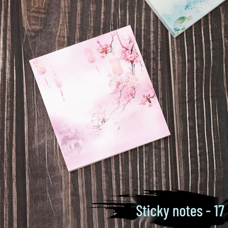 

Creative Tearable Ancient Style Portable Sticky Notes Pad for Students 60