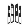 Car Carbon Decal Car Window Lift Button Switch Panel Stickers For Nissan TIIDA 2005-2010 Accessories-A87Q