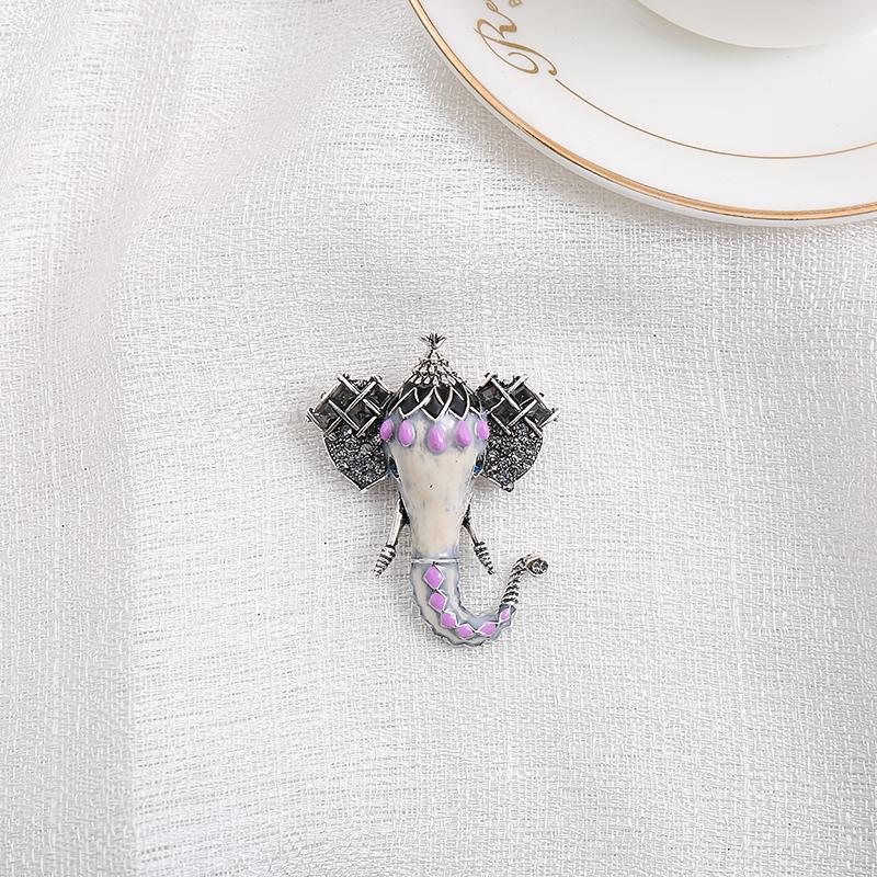 SKEDS Small Size Women Girls Cute Butterfly Owl Crystal Jewelry Brooch Retro Casual Sweater Dress Brooches Animal Badges Corsage