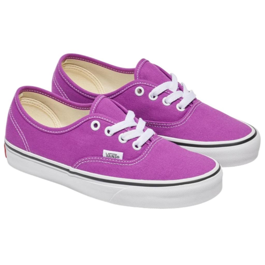 Vans Authentic Abrasion Resistant Low top Skateboard Shoes Unisex Purple VN000D6GE2T
