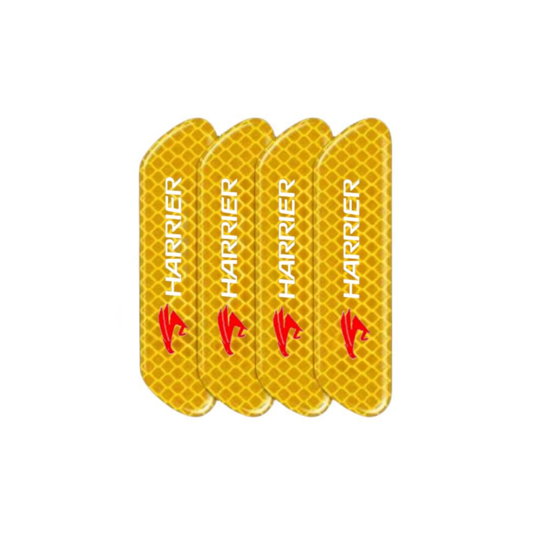 

(SHAN) General Purpose Car Reflective Stickers, Open Collision Prevention Warning Stickers, Car Door Reflective Harrier жёлтый