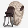 Men's Elastic Belt Canvas Casual Fashion Stretch Braided Working Belt High Quality Elastic for Pants Jeans Trouser Male Straps