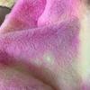 100*165cm Imitation Rabbit Fur Fabric Rainbow Plush Fur Flocking Fabric For Handmade Garment Bags Quilting Sew Clothes Toys
