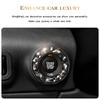 Car Engine Start Stop Button Cover, Shiny Crystal Rhinestone Cover Protection Ring,Black Bling Accessories, Accessories for Wowen (Black gem), outer