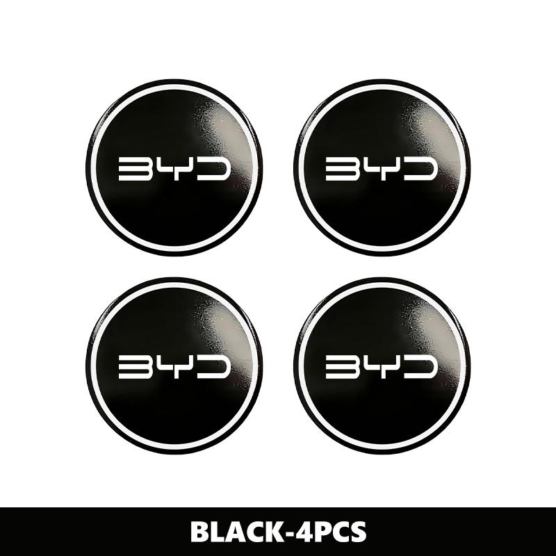 

For BYD 4Pcs 56MM Car Wheel Center Hub Caps Logo Sticker Atto F0 G3 I3 Ea1 F3 E6 Yuan Plus Song Max Tang Dmi