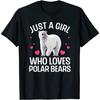 Funny Polar Bear Art for Girls Kids Youth Polar Bear Lovers T-Shirt, Long Sleeve Shirt, Sweatshirt, Hoodie