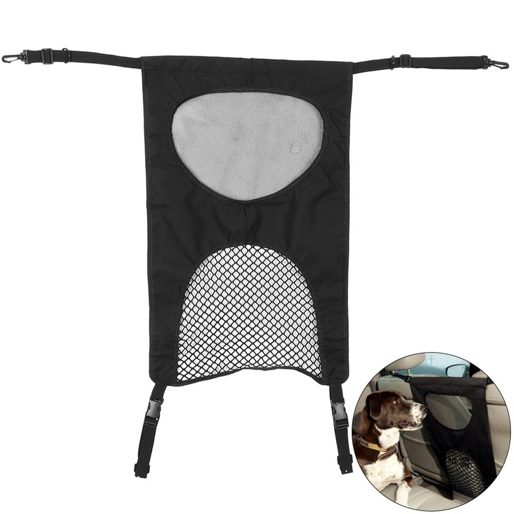 Dog Car Backseat Barrier Mesh Pet Barrier Vehicle Travel Dog Fence for Safe Driving