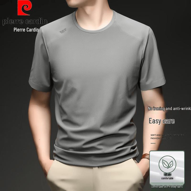 Pierre Cardin Men s Seamless Round Neck Summer T-Shirt 54