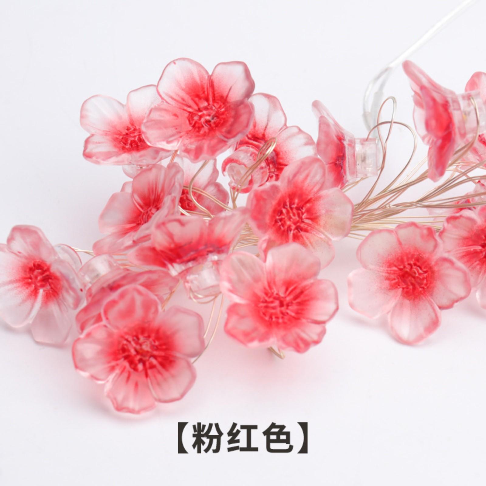 

Светодиодная гирлянда из медной проволоки, цветочная гирлянда, декоративный свет для улицы и сада One Size