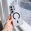 Ultra-thin ice-permeable magnetic suction suitable for Samsung S26ULTRA simple mobile phone case S25PLUS high-transparency PC hard protective case